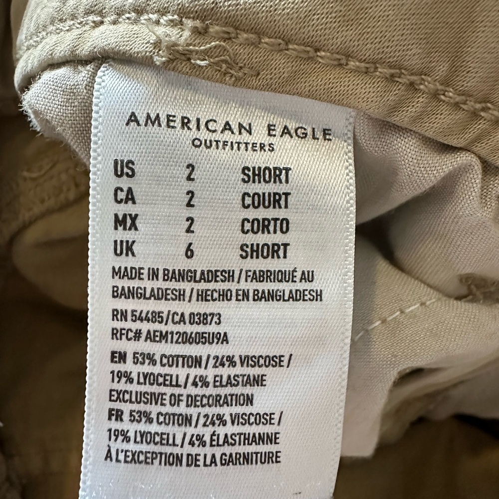 American Eagle Outfitters Khaki Shorts - Picture 2 of 3